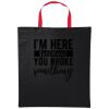 Varsity cotton shopper short handle Thumbnail